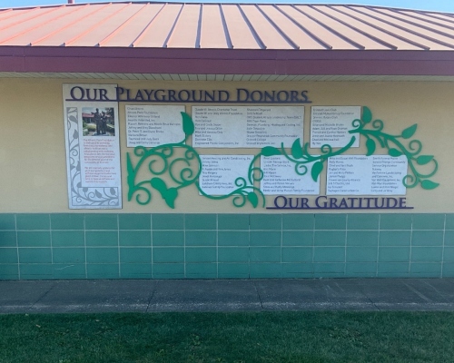 Ahrens Donor Wall