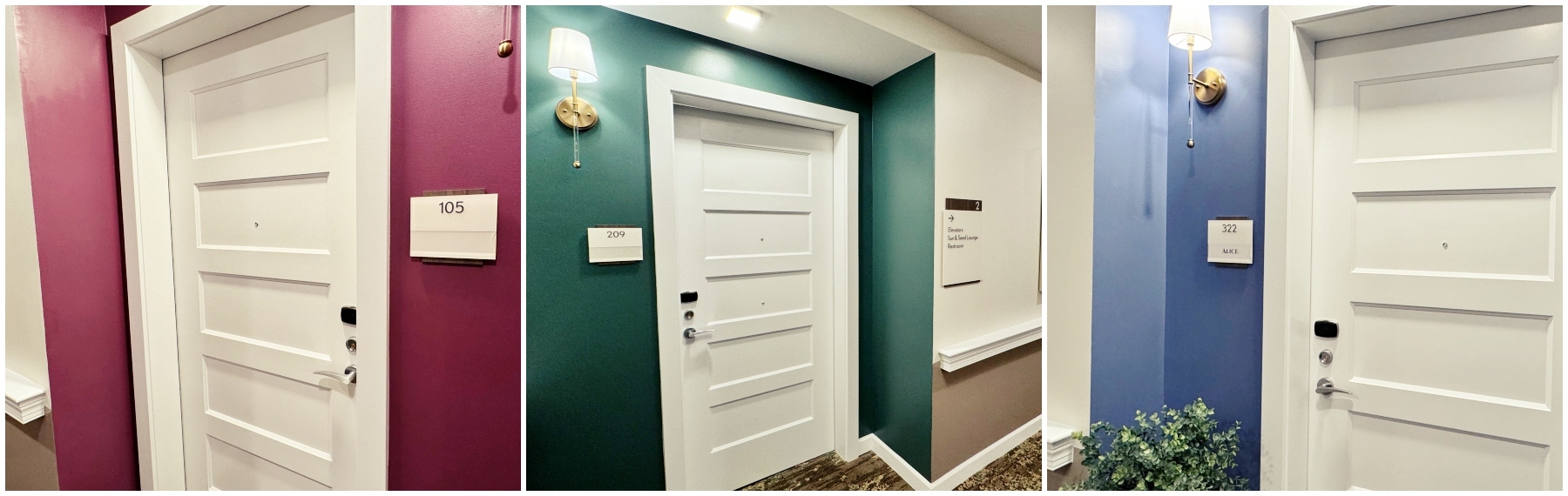 Copper Wood Room Signs Floor Colors