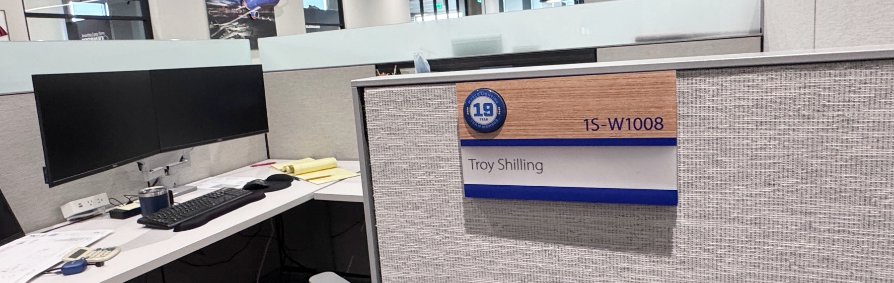 Musco Cubicle Sign 1800
