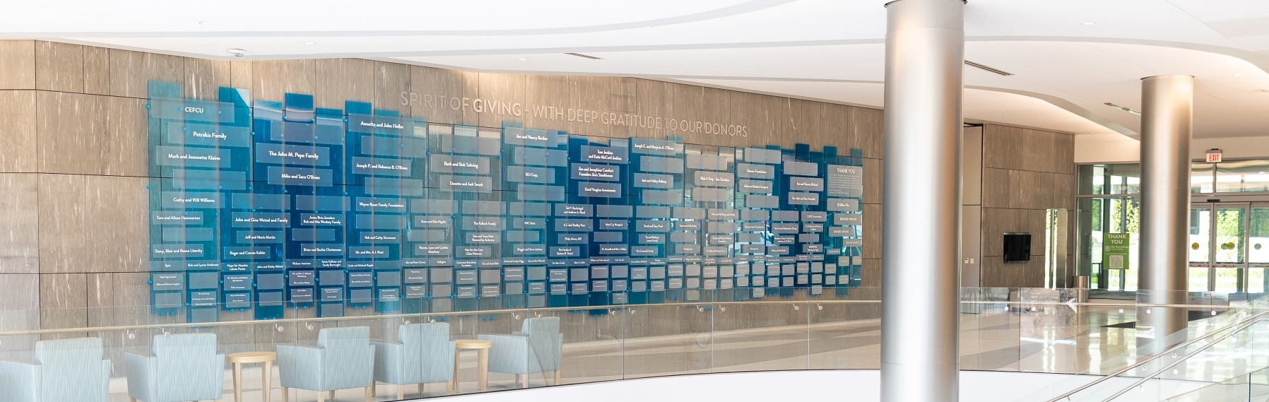 OSF Cancer Ins Donor Wall Wide