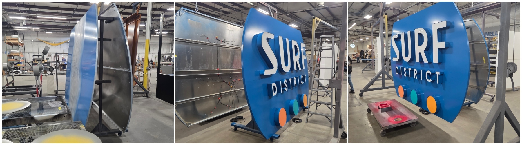 Surf Exterior Signage Fabrication Collage 1800