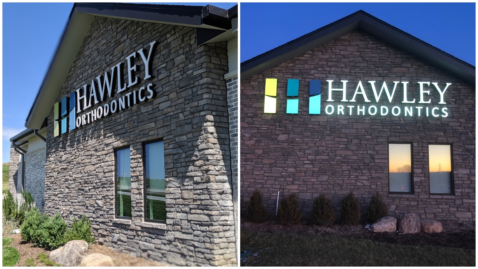 Hawley Day Night Channel Letters 169