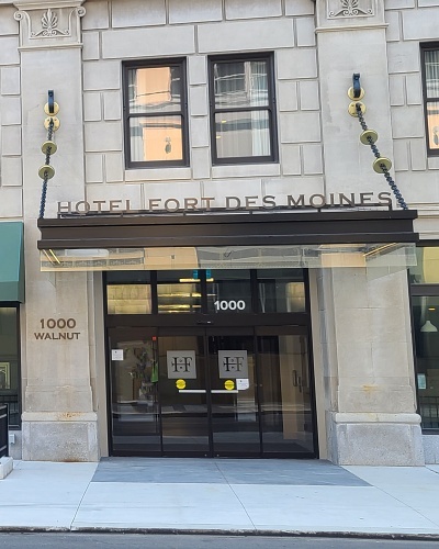Hotel FD Exterior Entry LPS Letters
