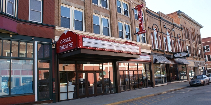 Marquee Sign Changeable Red Oak Theatre